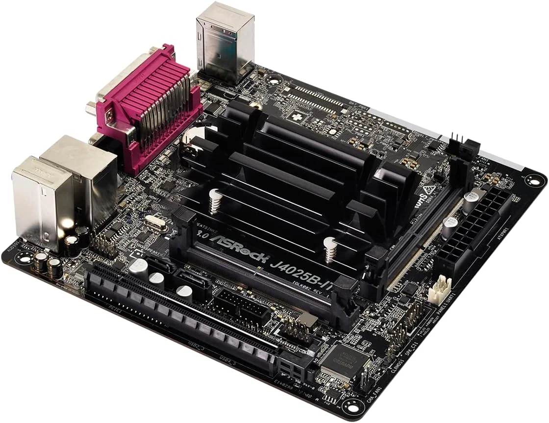 مادربرد ASRock J4025B-ITX با پردازنده دو هسته ای Intel® J4025 (تا 2.9 گیگاهرتز)