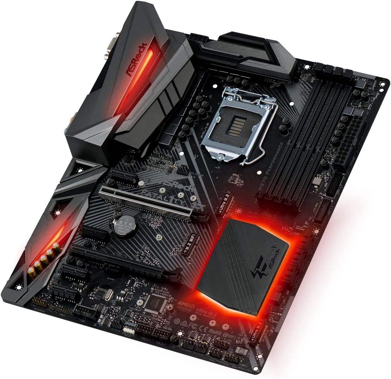 مادربرد ASRock H370 PERFORMANCE LGA1151/Intel H370/DDR4/Quad CrossFireX/SATA3&USB3.1/M.2/A&GbE/ATX