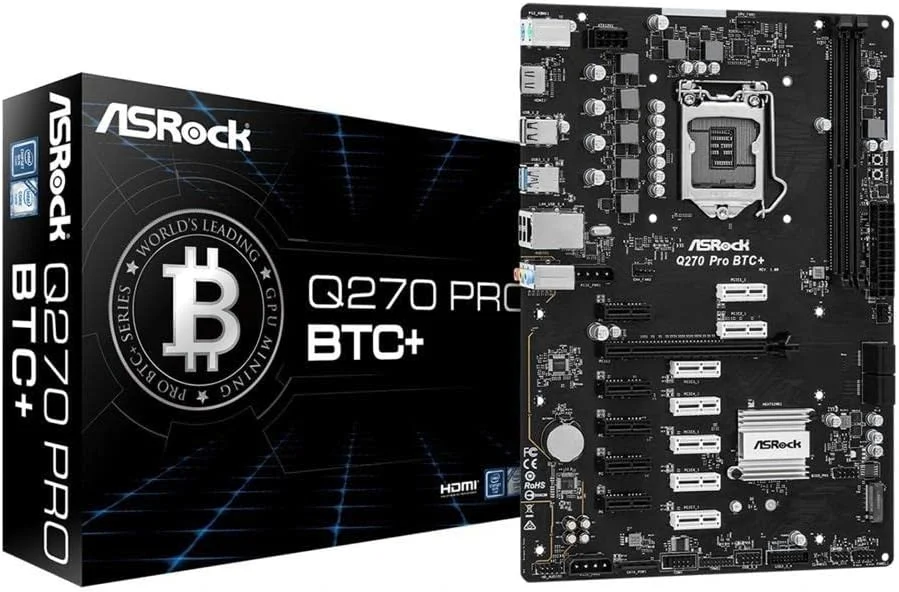 مادربرد Asrock Q270 PRO BTC+ Intel 1151 ATX DDR4
