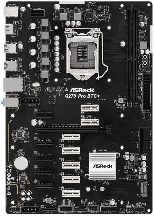 مادربرد Asrock Q270 PRO BTC+ Intel 1151 ATX DDR4
