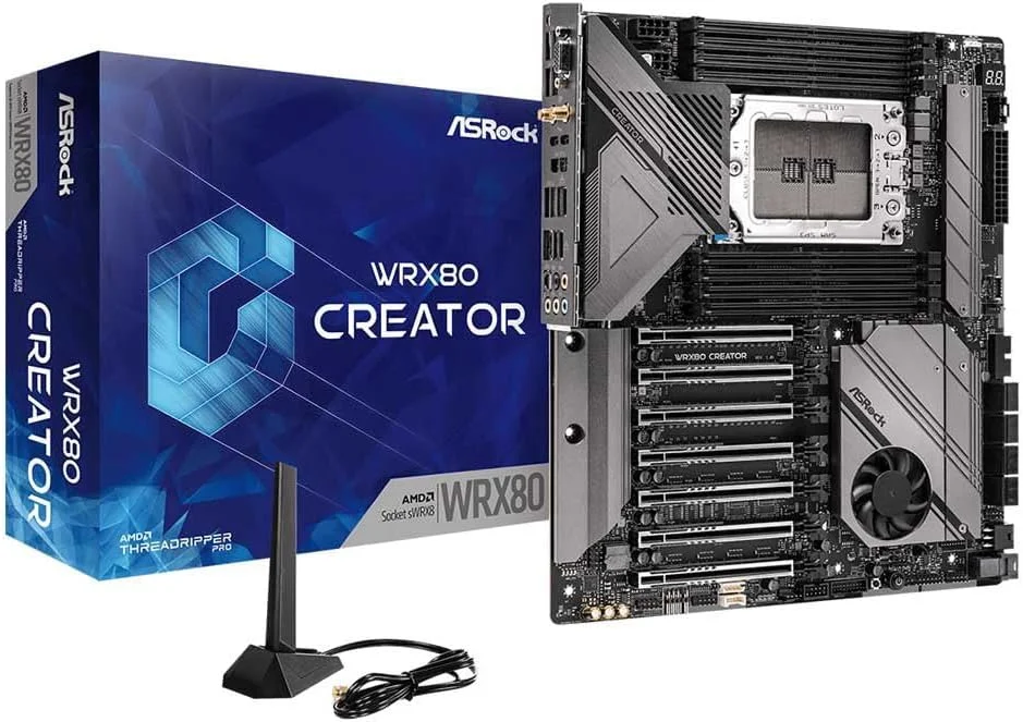 ASRock WRX80 Creator R2.0، مادربرد AMD WRX80، سوکت sWRX8 ASRock WRX80 Creator R2.0، مادربرد AMD WRX80، سوکت sWRX8