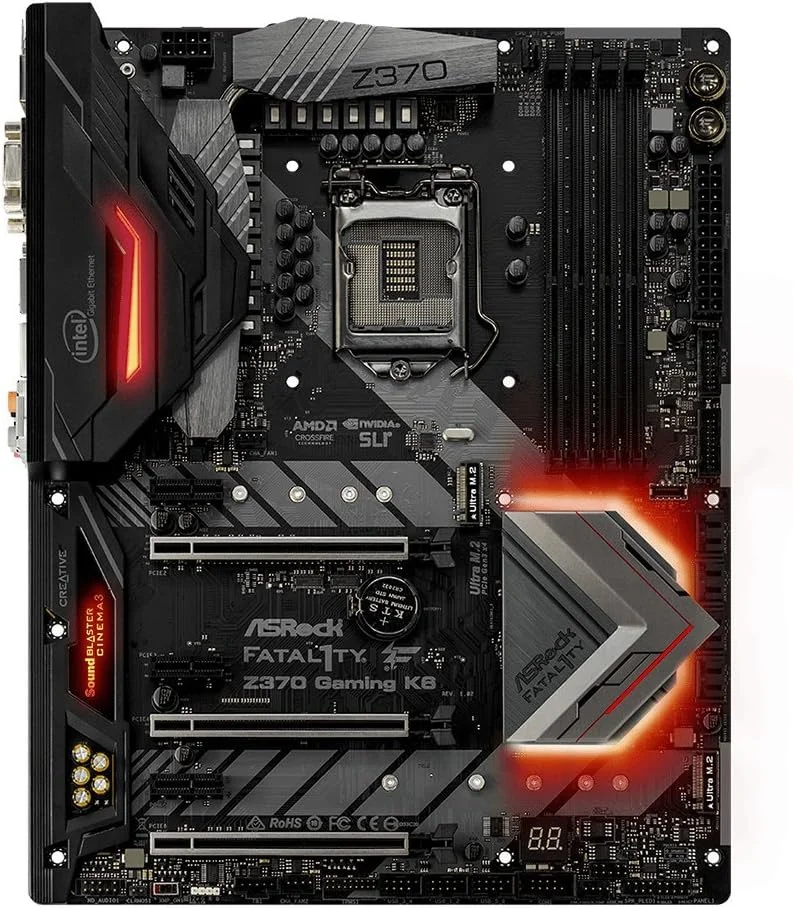 مادربرد ASRock Fatal1ty Z370 Gaming K6 - ATX برای پردازنده های Intel Socket 1151