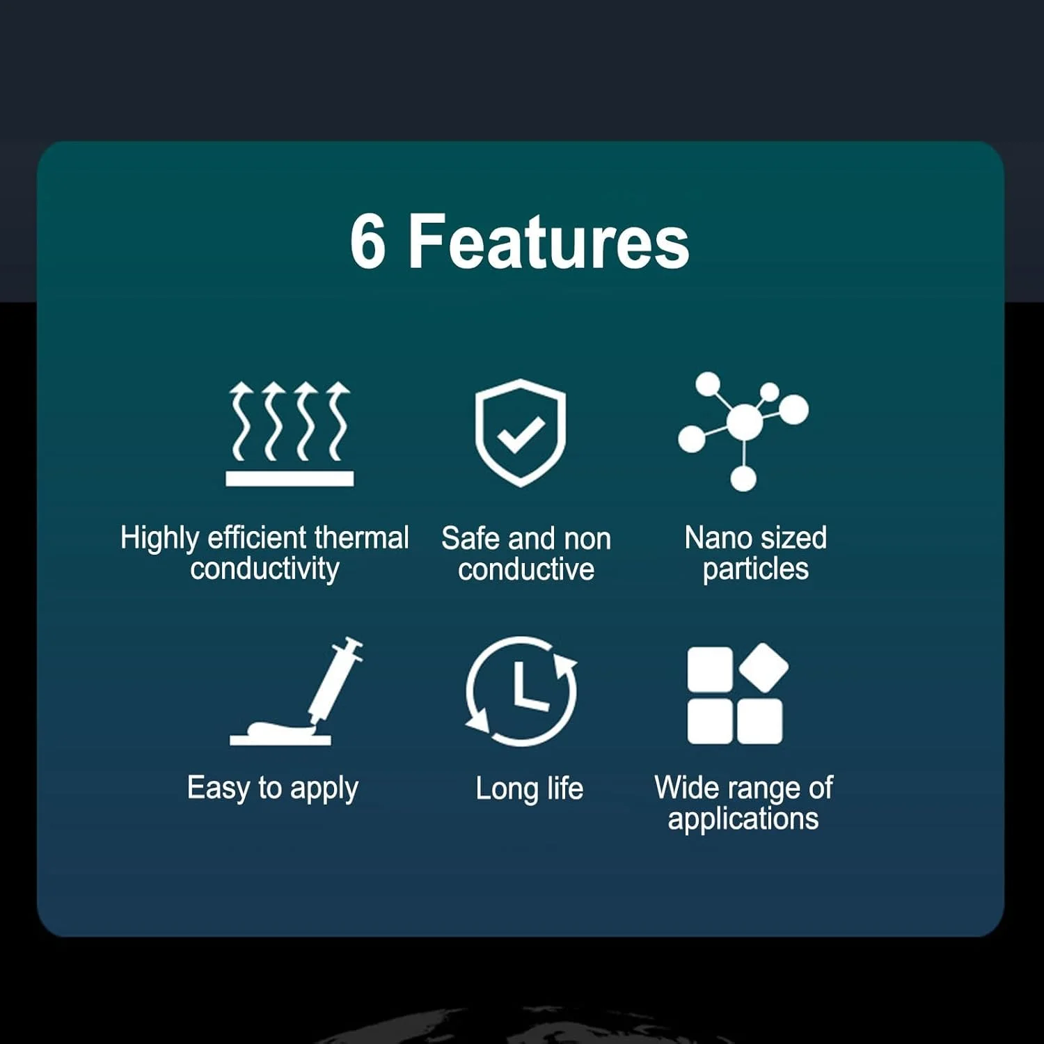 خمیر حرارتی Azonee با رسانایی حرارتی بالا 13.5W/m-k 2g، گریس سیلیکونی ارتقا یافته با کاردک برای خنک کننده تمام CPU/GPU، عملکرد طولانی مدت 5 ساله، اتلاف حرارت پیشرفته