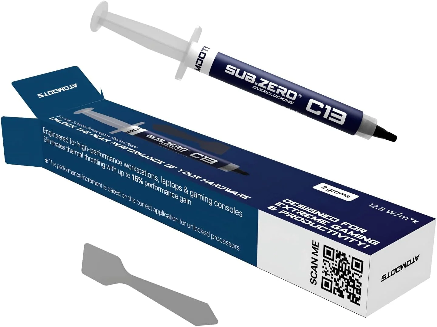 خمیر حرارتی Atomdots C13 با رسانایی 12.8 W/m*K (2 گرم)