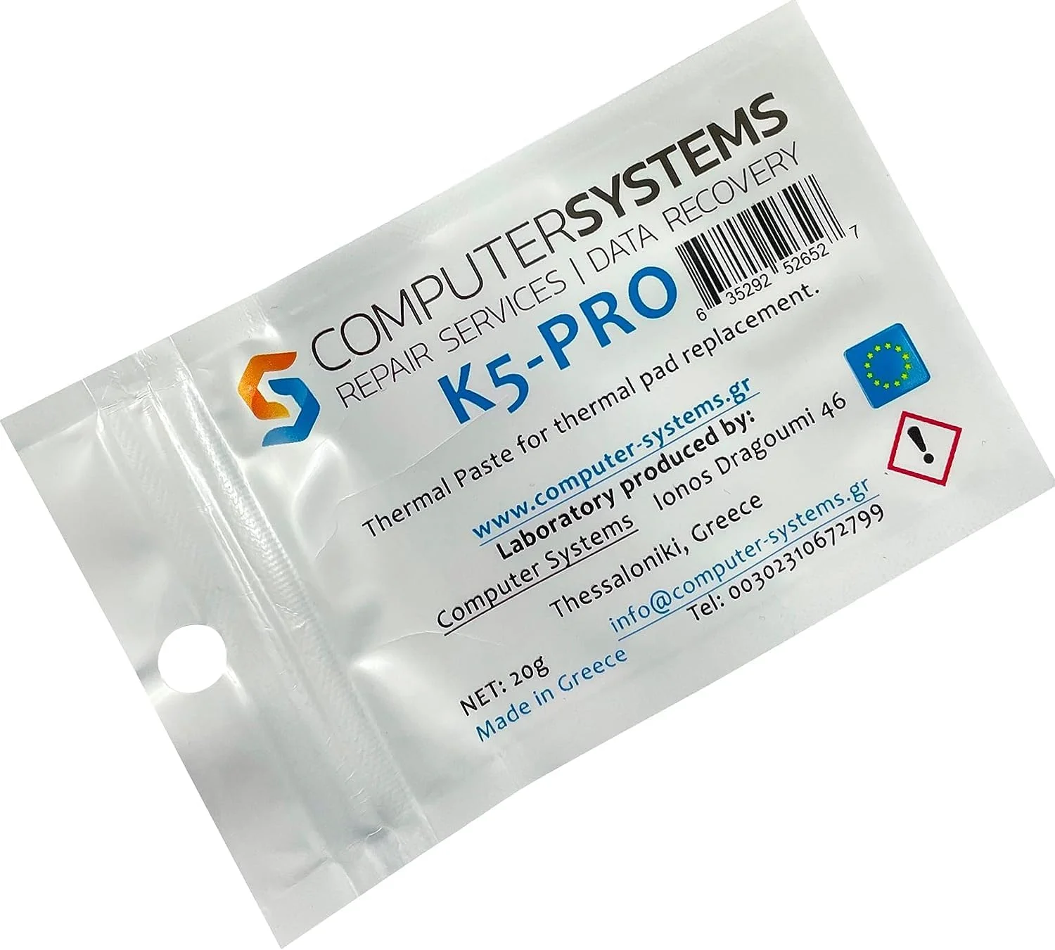 خمیر حرارتی ویسکوز CS Labs K5-PRO برای پد حرارتی 20 گرمی، سازگار با آیفون، اپل آیمک، سونی PS4 و PS3، ایکس باکس، ایسر اسپایر و غیره خمیر حرارتی ویسکوز CS Labs K5-PRO برای پد حرارتی 20 گرمی، سازگار با آیفون، اپل آیمک، سونی PS4 و PS3، ایکس باکس، ایسر اسپایر و غیره