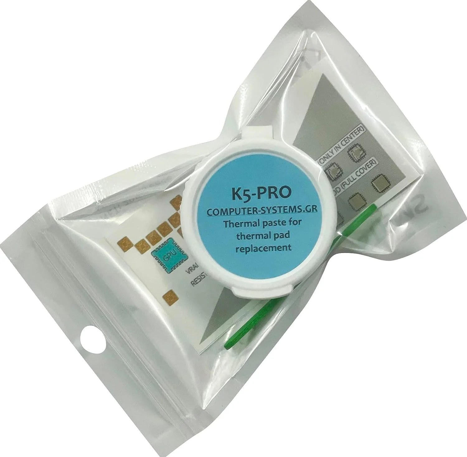 خمیر حرارتی ویسکوز CS Labs K5-PRO برای پد حرارتی 20 گرمی، سازگار با آیفون، اپل آیمک، سونی PS4 و PS3، ایکس باکس، ایسر اسپایر و غیره خمیر حرارتی ویسکوز CS Labs K5-PRO برای پد حرارتی 20 گرمی، سازگار با آیفون، اپل آیمک، سونی PS4 و PS3، ایکس باکس، ایسر اسپایر و غیره