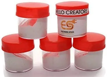 خمیر حرارتی الکترونیک اسپایسز 10 گرمی برای فن CPU | IGBT القایی | ماسفت | ترانزیستورهای قدرت (سفید) بسته 5 عددی