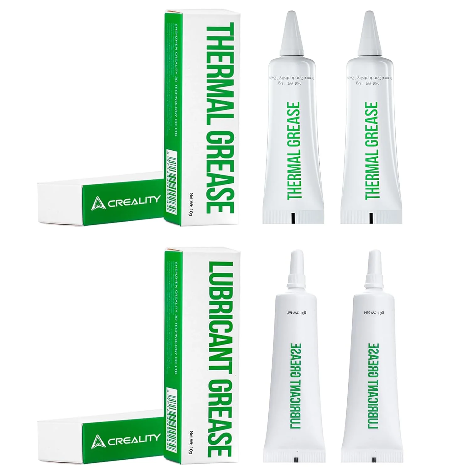 گریس حرارتی و روان کننده پرینتر سه بعدی کرالیتی، روغن روان کننده سیلیکونی برای پیچ سربی، ریل راهنما، چرخ دنده، بلبرینگ، رسانای حرارتی بالا، کاهش نویز، ضد زنگ برای همه پرینترهای سه بعدی