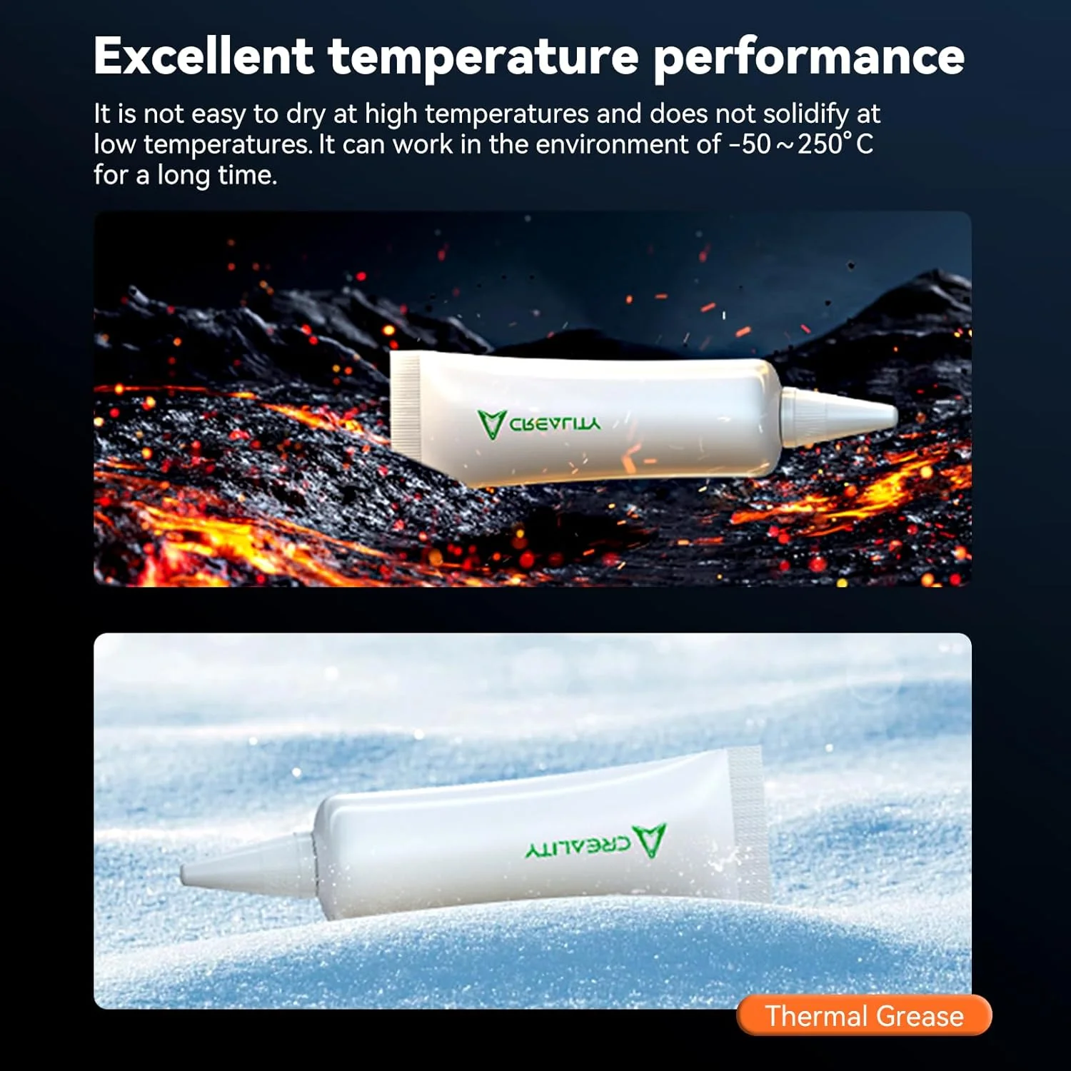 گریس حرارتی و روان کننده پرینتر سه بعدی کرالیتی، روغن روان کننده سیلیکونی برای پیچ سربی، ریل راهنما، چرخ دنده، بلبرینگ، رسانای حرارتی بالا، کاهش نویز، ضد زنگ برای همه پرینترهای سه بعدی گریس حرارتی و روان کننده پرینتر سه بعدی کرالیتی، روغن روان کننده سیلیکونی برای پیچ سربی، ریل راهنما، چرخ دنده، بلبرینگ، رسانای حرارتی بالا، کاهش نویز، ضد زنگ برای همه پرینترهای سه بعدی