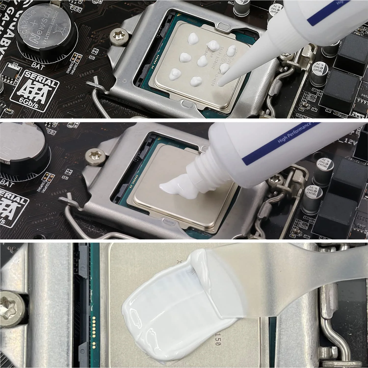 خمیر حرارتی سفید 100 گرمی برای خنک کننده پردازنده، کارت گرافیک، ال ای دی و ایکس باکس خمیر حرارتی سفید 100 گرمی برای خنک کننده پردازنده، کارت گرافیک، ال ای دی و ایکس باکس