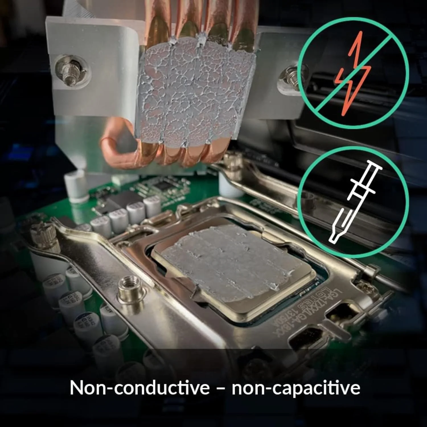 خمیر حرارتی: خمیر حرارتی با عملکرد عالی برای همه پردازنده ها (CPU و GPU)، رسانایی حرارتی بسیار بالا (6W/mk)، دوام طولانی، استفاده ایمن، غیر رسانا - وزن خالص 1.5 گرم خمیر حرارتی: خمیر حرارتی با عملکرد عالی برای همه پردازنده ها (CPU و GPU)، رسانایی حرارتی بسیار بالا (6W/mk)، دوام طولانی، استفاده ایمن، غیر رسانا - وزن خالص 1.5 گرم