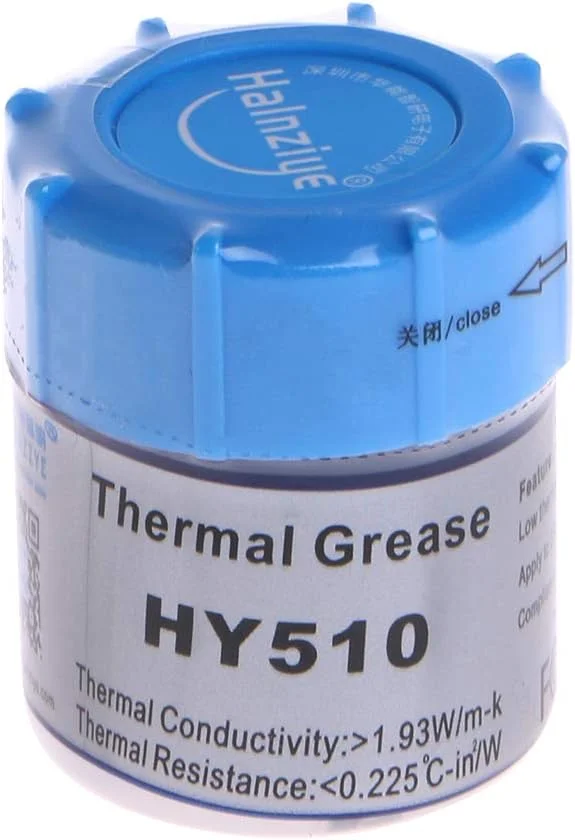 خمیر حرارتی سینک حرارتی 10G HY510 سیلیکونی برای خنک کننده پردازنده خاکستری