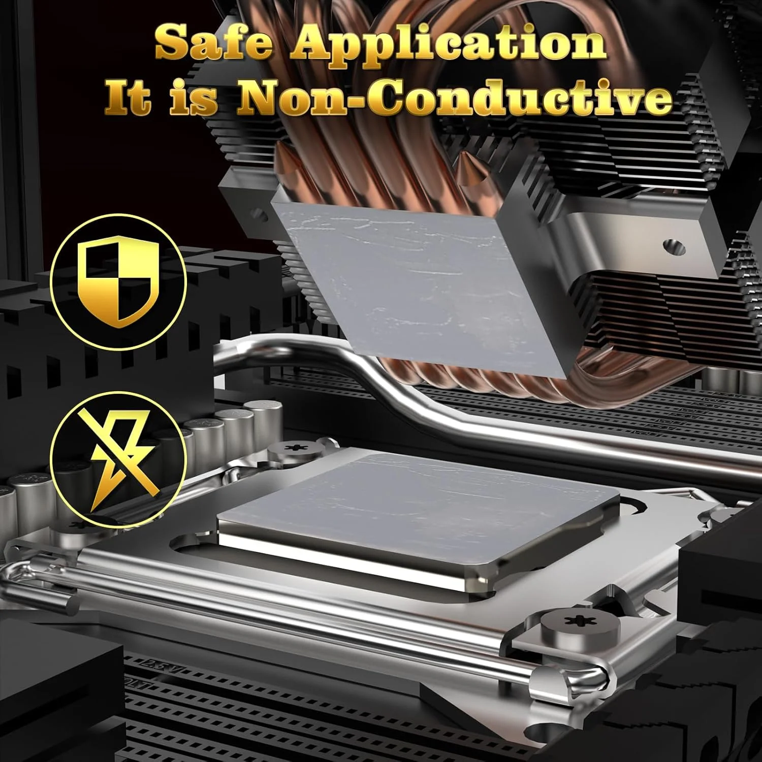 خمیر حرارتی JLJ برای پردازنده، هیت سینک IC/پردازنده/CPU/همه خنک کننده ها، مبتنی بر کربن با عملکرد بالا، مواد رابط حرارتی (4 گرم) خمیر حرارتی JLJ برای پردازنده، هیت سینک IC/پردازنده/CPU/همه خنک کننده ها، مبتنی بر کربن با عملکرد بالا، مواد رابط حرارتی (4 گرم)