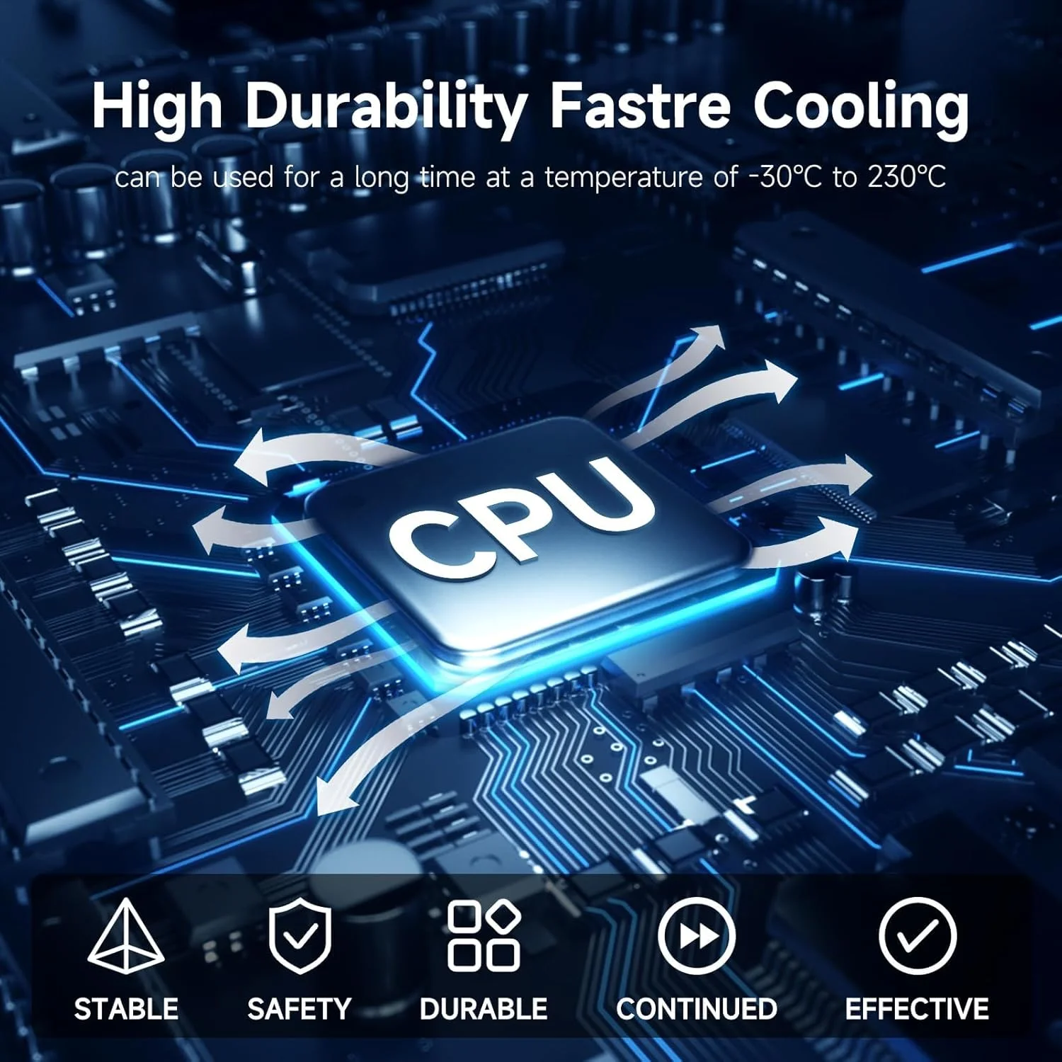 خمیر حرارتی، 2 عدد 20 گرمی HY710 3.17 W/MK، خمیر حرارتی با کارایی بالا، گریس سیلیکونی نقره ای هیت سینک برای پردازنده، کامپیوتر، PS4، همه کولرها