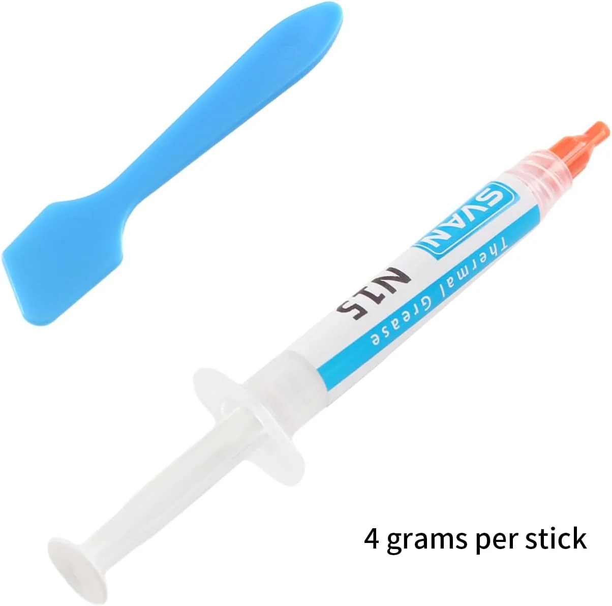 دو عدد خمیر نیترید بور ابزار ضروری لوازم جانبی پرینتر سه بعدی بهبود هدایت حرارتی: 2x4cc/2x4g گریس سیلیکونی حرارتی حفظ دمای پایدار برای هیت بریک پرینت سه بعدی