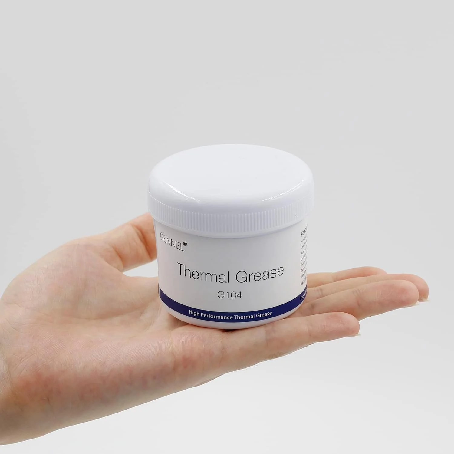 خمیر سیلیکونی حرارتی YILCENA - 100 گرم، سفید