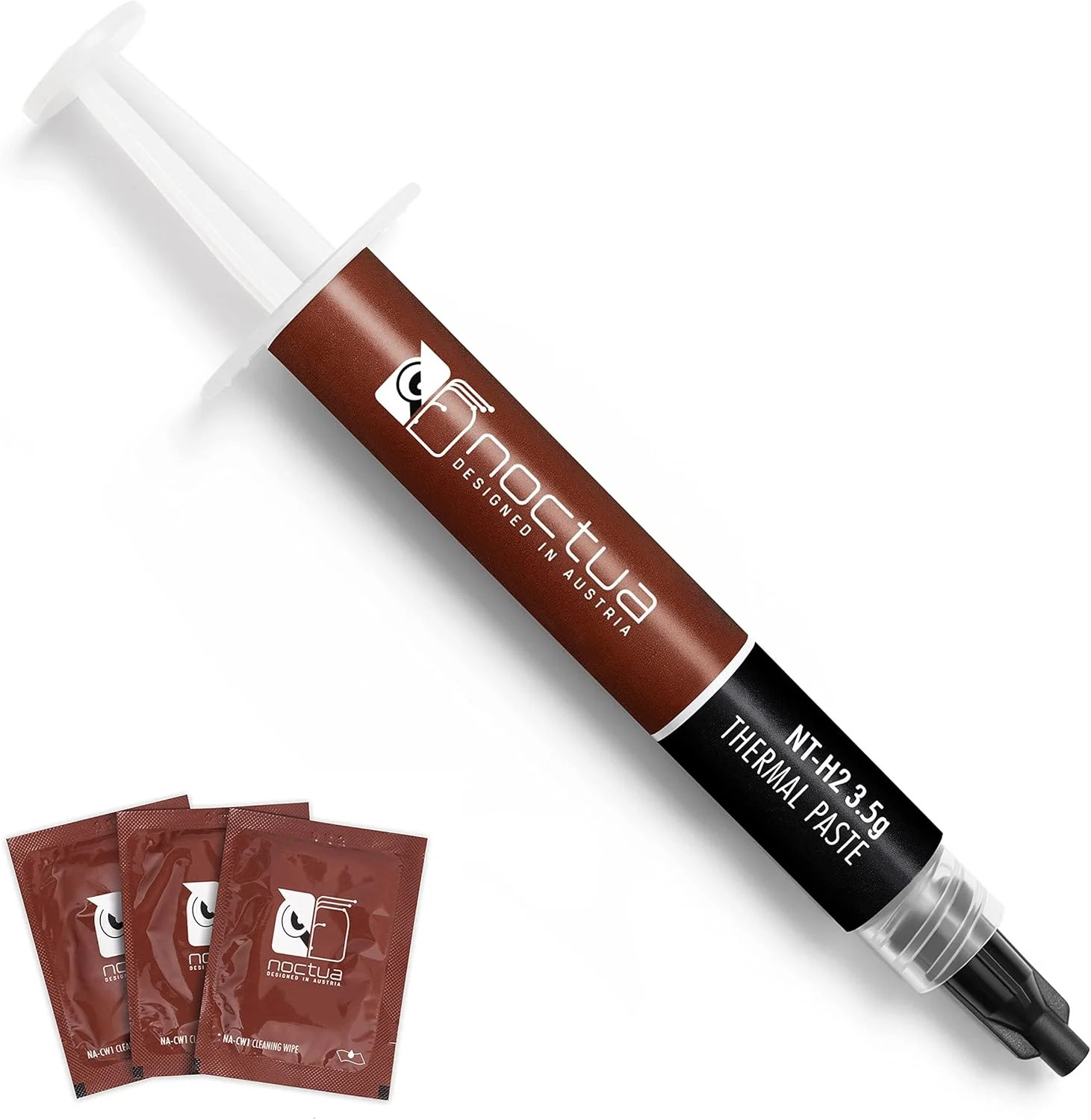 خمیر حرارتی کامپیوتر نوکتوا NT-H2 3.5 گرمی به همراه 3 دستمال تمیز کننده