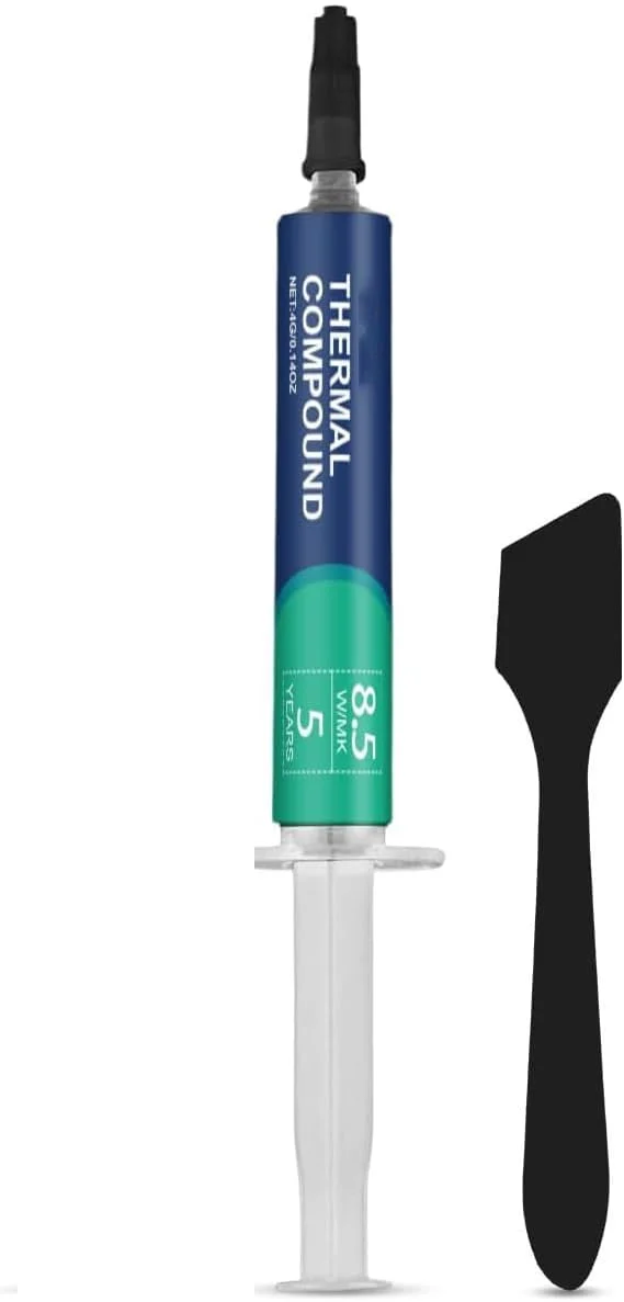 خمیر حرارتی MX-4 (4 گرمی به همراه کاردک) – عملکرد عالی برای CPU، GPU، PS4، XBOX، رسانایی حرارتی بالا، دوام طولانی، ایمن، کاربرد غیر رسانا برای خنک کننده کارآمد