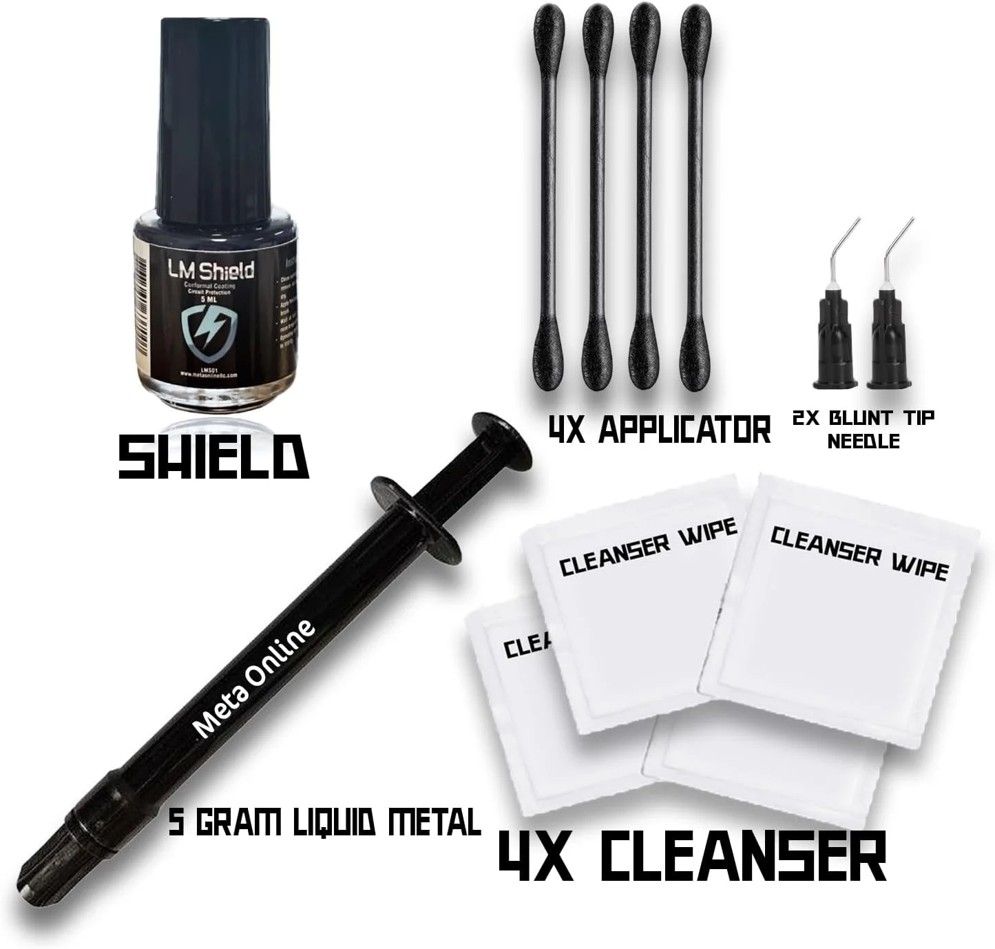 خمیر حرارتی مایع (5 گرم) 130WmK + محافظ مایع (5 میلی لیتر) - برای PS5، PC، CPU، GPU، لپ تاپ