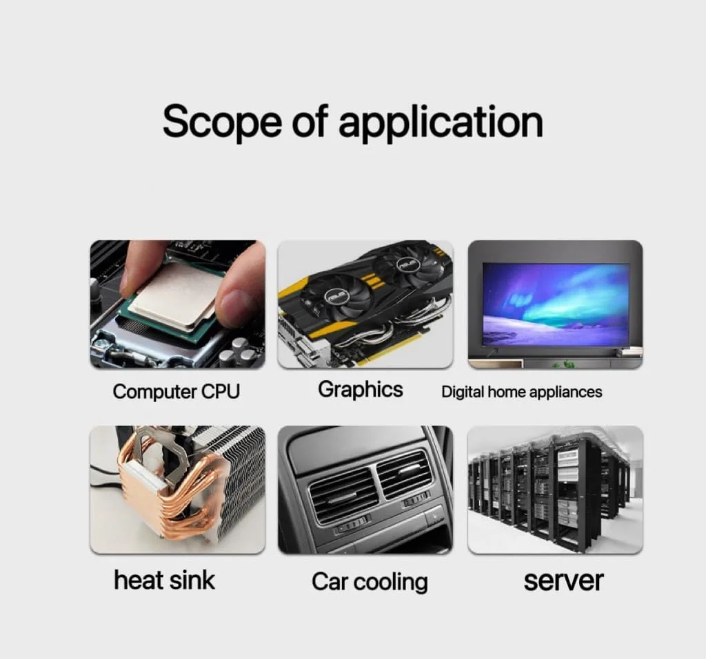 خمیر حرارتی پردازنده MT8: خمیر ترکیبی حرارتی با عملکرد بالا، خمیر هیت سینک، گریس حرارتی با امپدانس حرارتی فوق العاده پایین برای خنک کننده های CPU/PS4/PS5/PC/GPU/Xbox