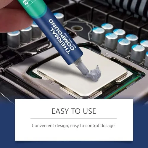 خمیر حرارتی MX-4 (4 گرمی به همراه کاردک) – عملکرد عالی برای CPU، GPU، PS4، XBOX، رسانایی حرارتی بالا، دوام طولانی، ایمن، کاربرد غیر رسانا برای خنک کننده کارآمد