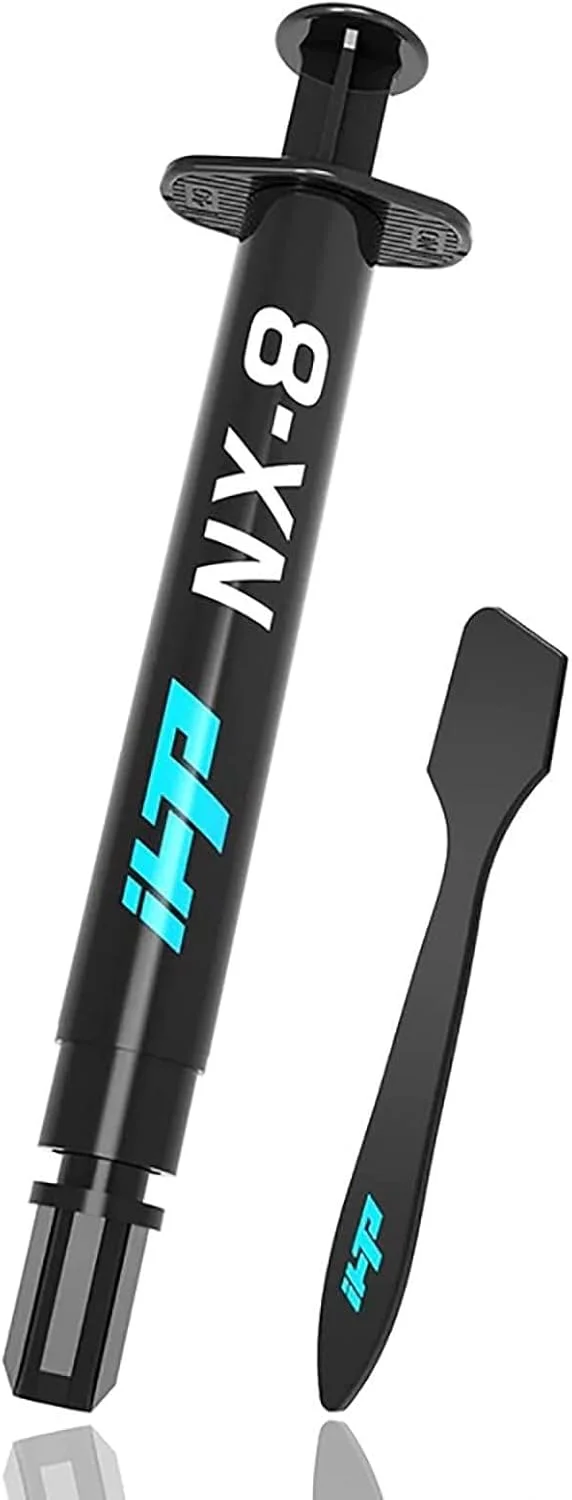 گریس سیلیکونی رسانای حرارتی با عملکرد بالا 4 گرم 13.8 وات بر متر-کلوین خمیر حرارتی پردازنده گرافیکی خنک کننده سینک حرارتی ماده رابط حرارتی سیلیکونی برای کامپیوتر لپ تاپ