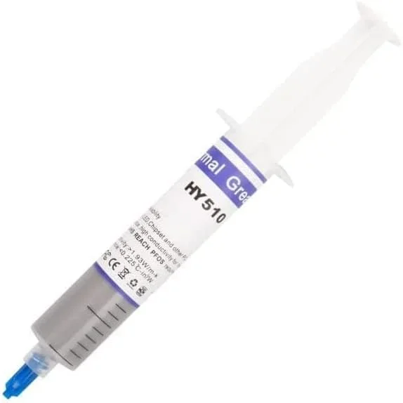 FB [بسته 5 عددی] خمیر حرارتی قابل استفاده مجدد (30 گرم)، سرنگ بزرگ گریس حرارتی، خنک کننده، مناسب برای PC/CPU/GPU/LED/VGA - خاکستری