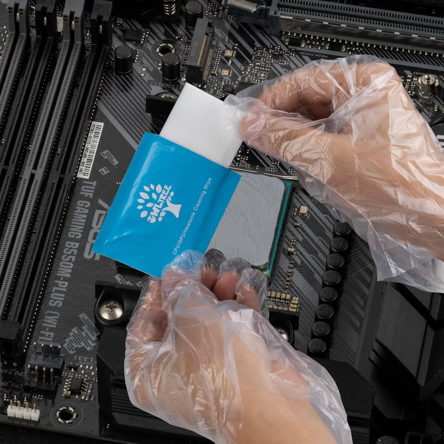 کیت های پاک کننده خمیر حرارتی OwlTree برای CPU، GPU، هیت سینک و غیره (20 عدد دستمال مرطوب) کیت های پاک کننده خمیر حرارتی OwlTree برای CPU، GPU، هیت سینک و غیره (20 عدد دستمال مرطوب)