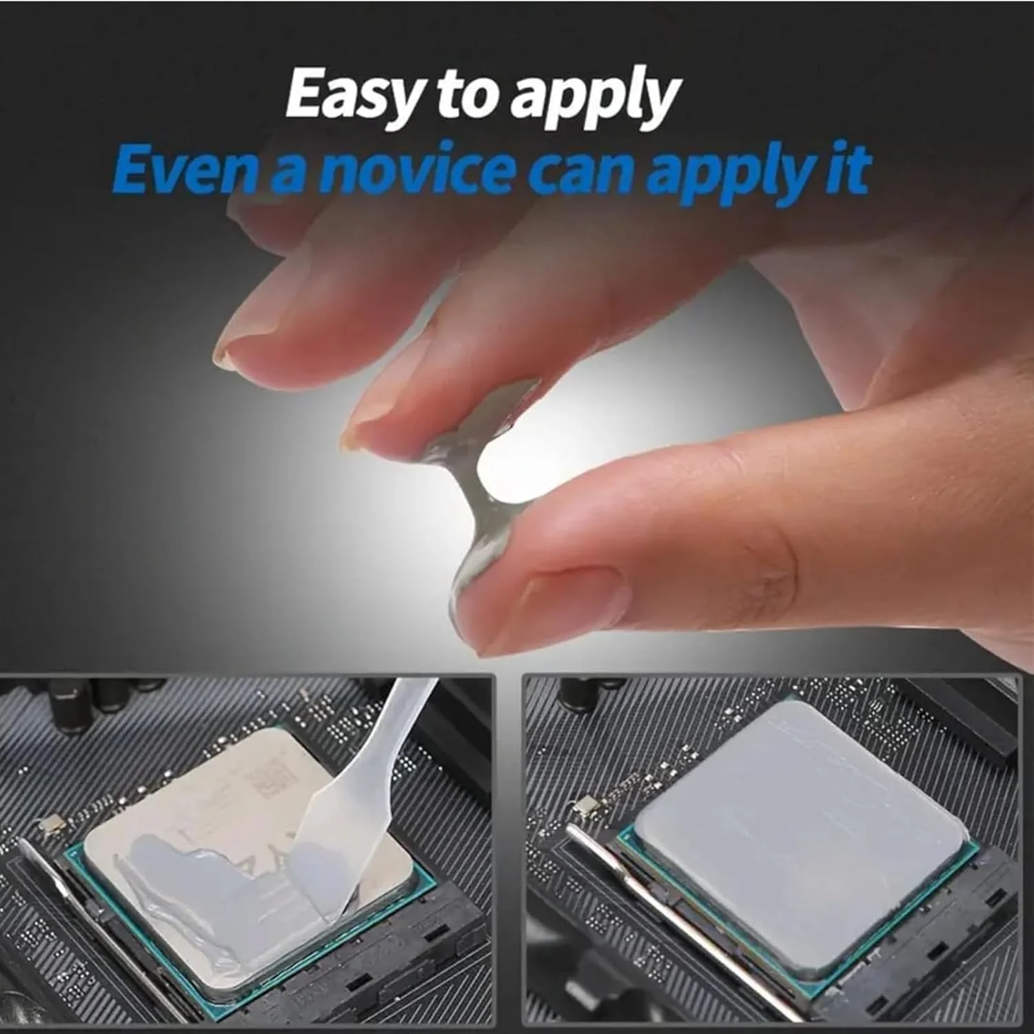 خمیر حرارتی با عملکرد بالا، برای تمام پردازنده ها (CPU GPU - PC)، رسانایی حرارتی بسیار بالا، استفاده آسان، مقاومت در برابر درجه حرارت بالا، هدایت حرارتی مطلوب برای خنک کننده کامپیوتر، غیر رسانا، 50 میلی لیتر خمیر حرارتی با عملکرد بالا، برای تمام پردازنده ها (CPU GPU - PC)، رسانایی حرارتی بسیار بالا، استفاده آسان، مقاومت در برابر درجه حرارت بالا، هدایت حرارتی مطلوب برای خنک کننده کامپیوتر، غیر رسانا، 50 میلی لیتر