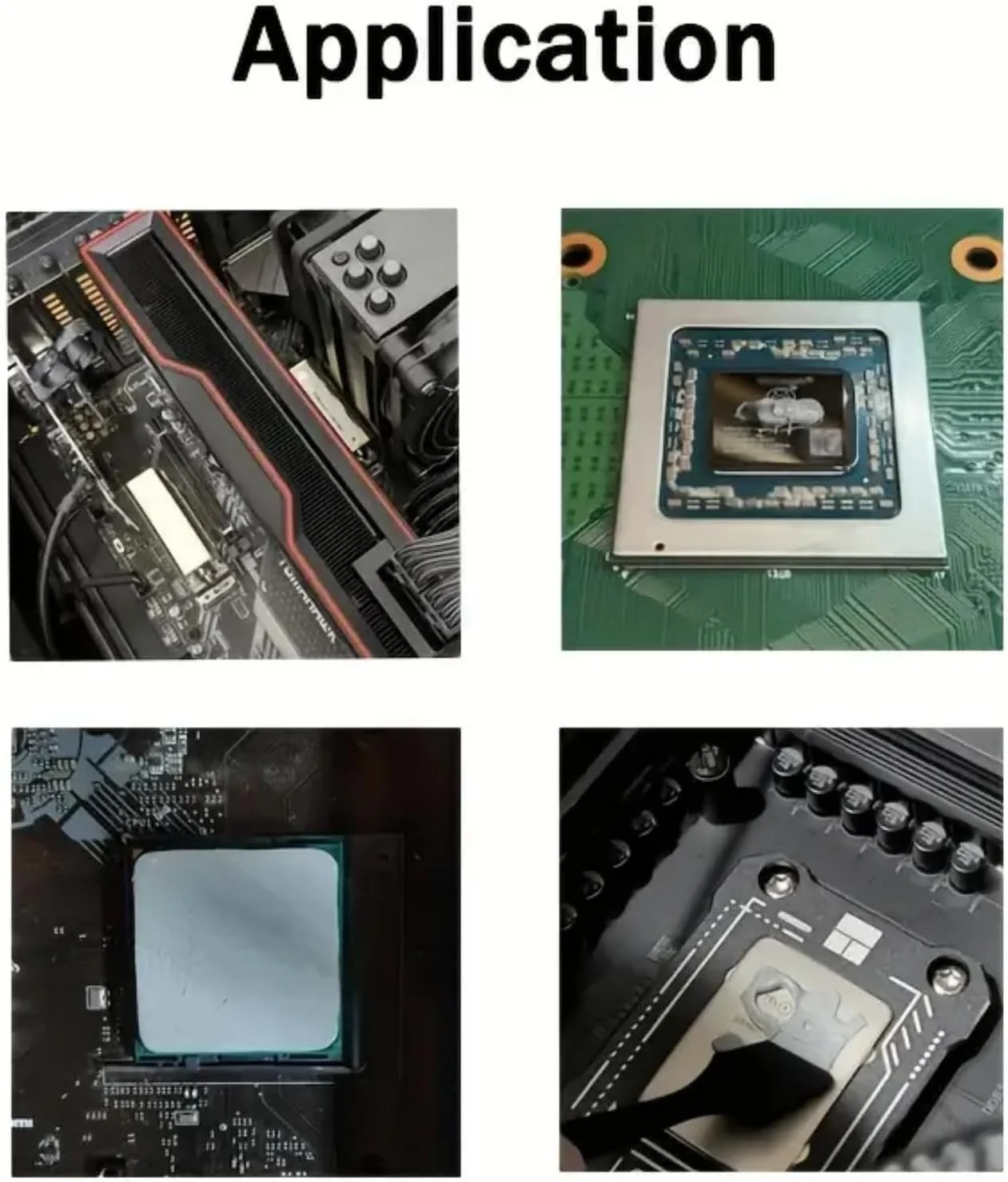 خمیر حرارتی با عملکرد بالا با رسانایی حرارتی عالی، استفاده آسان، ترکیب هیت سینک غیر سخت شونده، ماده رابط حرارتی بادوام برای CPU، GPU، RAM و استفاده در اورکلاک خمیر حرارتی با عملکرد بالا با رسانایی حرارتی عالی، استفاده آسان، ترکیب هیت سینک غیر سخت شونده، ماده رابط حرارتی بادوام برای CPU، GPU، RAM و استفاده در اورکلاک