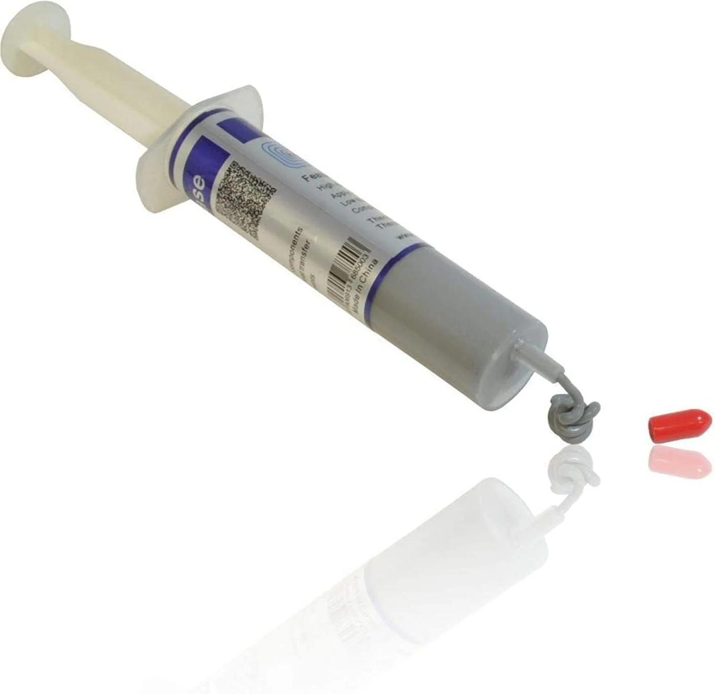 خمیر سیلیکونی حرارتی خاکستری 30 گرمی برای هیت سینک پردازنده مدل [Nt-182]