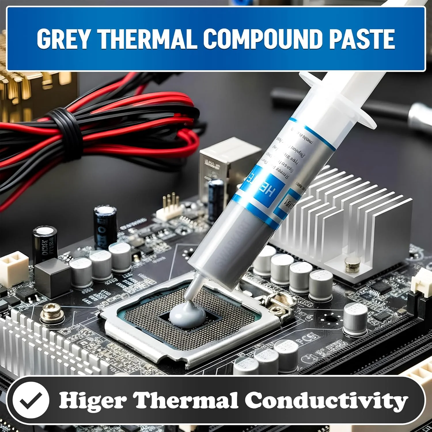 خمیر سیلیکون حرارتی SWAPKART مناسب برای استفاده در خنککنندهها و هیت سینک برای پردازنده و چیپست (خاکستری، 30 گرم) (بسته 2 عددی) خمیر سیلیکون حرارتی SWAPKART مناسب برای استفاده در خنککنندهها و هیت سینک برای پردازنده و چیپست (خاکستری، 30 گرم) (بسته 2 عددی)