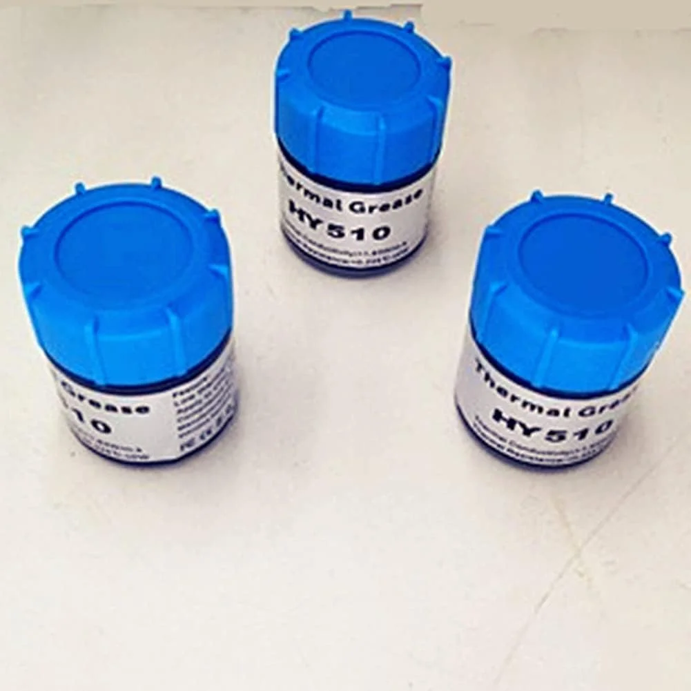 خمیر حرارتی سیلیکونی خاکستری HY510 گریس رسانای هیت سینک برای خنک کننده پردازنده، کارت گرافیک و چیپست لپ تاپ خمیر حرارتی سیلیکونی خاکستری HY510 گریس رسانای هیت سینک برای خنک کننده پردازنده، کارت گرافیک و چیپست لپ تاپ