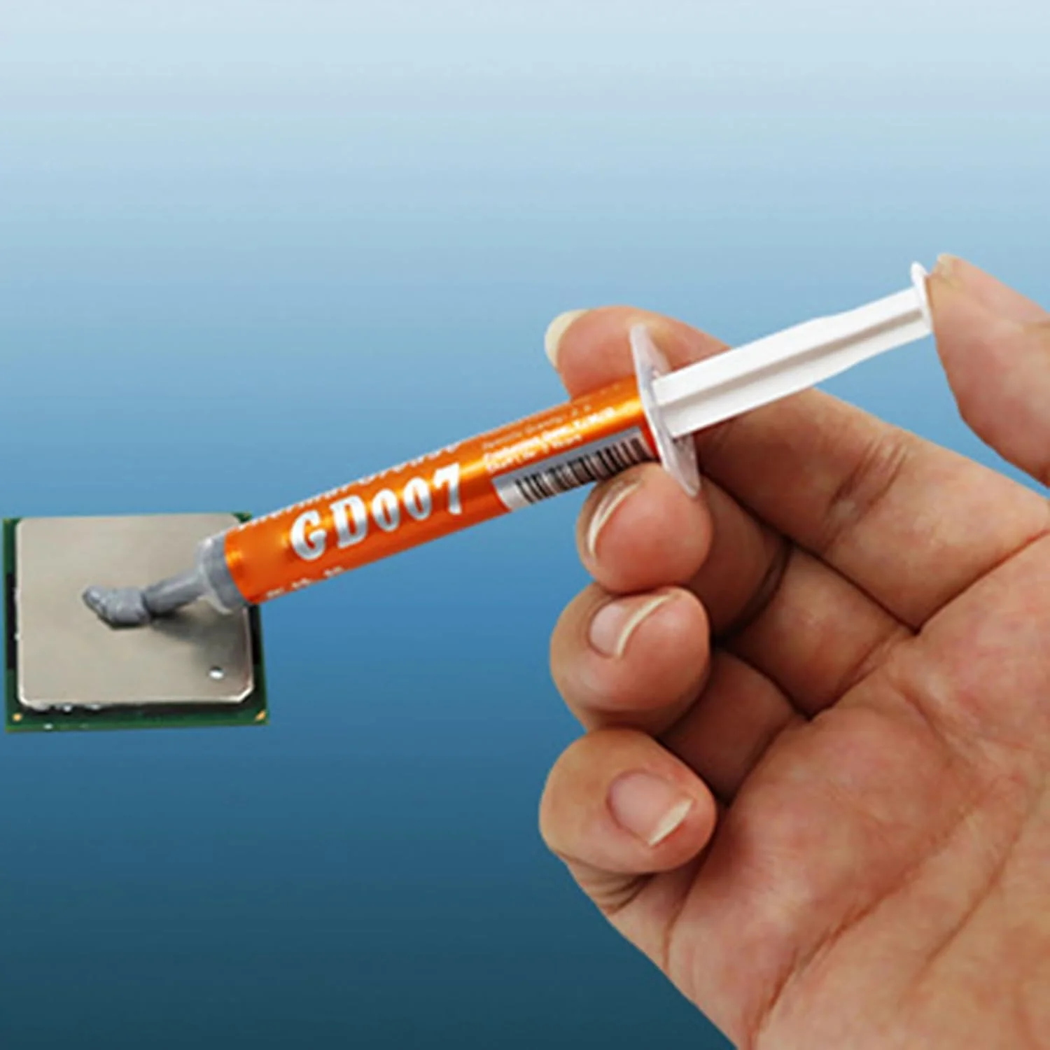 گریس حرارتی - خمیر حرارتی | لوله سرنگی سیلیکونی گریس رسانا برای خنک کردن قطعات الکترونیکی کامپیوتر منزل