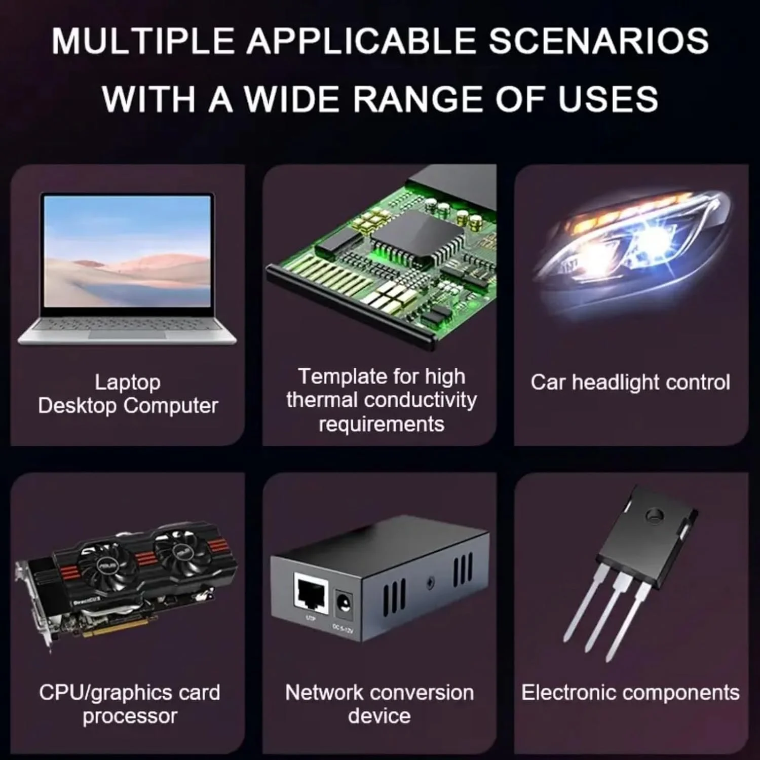 خمیر حرارتی 4.8W/M-K (15 گرم * 2 عدد)، خمیر حرارتی سینک حرارتی با عملکرد بالا Azonee برای خنک کننده تمام CPU/GPU، گریس حرارتی کارآمد خمیر حرارتی 4.8W/M-K (15 گرم * 2 عدد)، خمیر حرارتی سینک حرارتی با عملکرد بالا Azonee برای خنک کننده تمام CPU/GPU، گریس حرارتی کارآمد