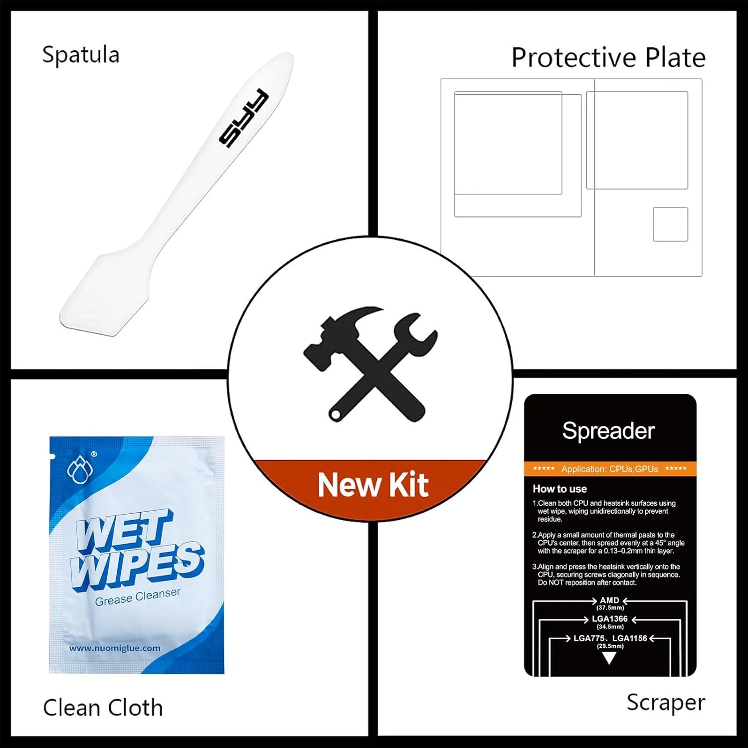 خمیر حرارتی SYY، 15 گرم خمیر سیلیکونی هیت سینک برای IC/پردازنده/CPU/همه خنک کننده ها، فرمول جدید مبتنی بر کربن با کاربری آسان، ماده رابط حرارتی، خمیر حرارتی CPU خمیر حرارتی SYY، 15 گرم خمیر سیلیکونی هیت سینک برای IC/پردازنده/CPU/همه خنک کننده ها، فرمول جدید مبتنی بر کربن با کاربری آسان، ماده رابط حرارتی، خمیر حرارتی CPU