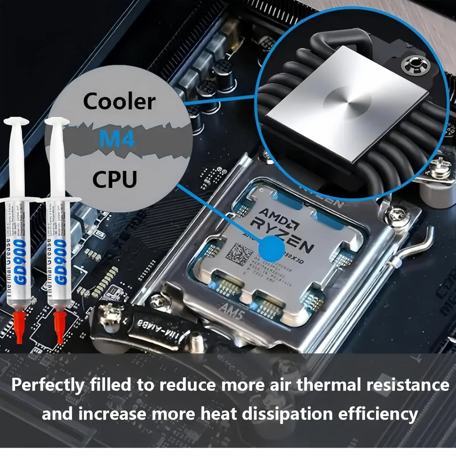 خمیر حرارتی 4.8W/M-K (15 گرم * 2 عدد)، خمیر حرارتی سینک حرارتی با عملکرد بالا Azonee برای خنک کننده تمام CPU/GPU، گریس حرارتی کارآمد خمیر حرارتی 4.8W/M-K (15 گرم * 2 عدد)، خمیر حرارتی سینک حرارتی با عملکرد بالا Azonee برای خنک کننده تمام CPU/GPU، گریس حرارتی کارآمد