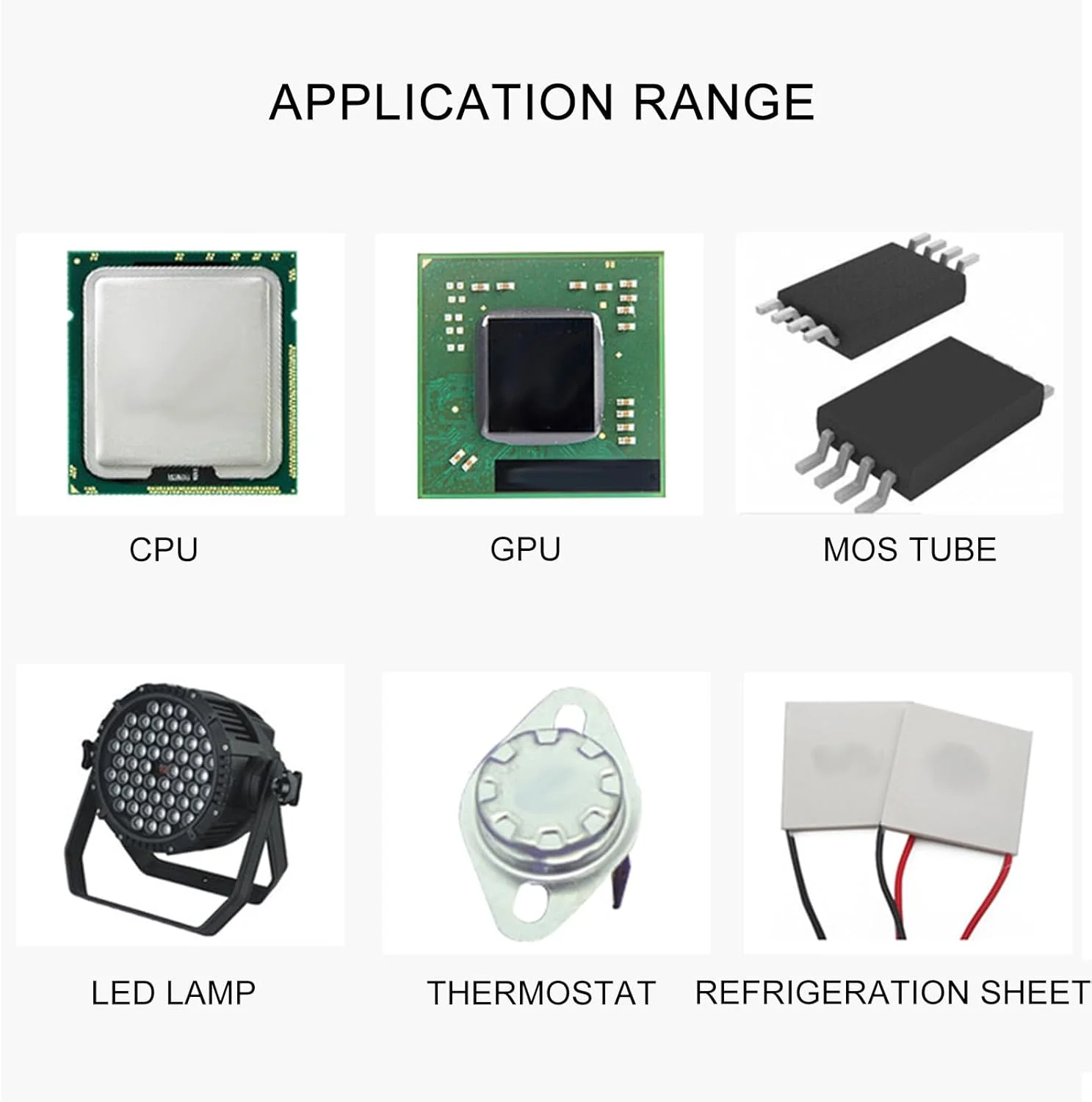 گریس حرارتی - خمیر حرارتی | لوله سرنگی سیلیکونی گریس رسانا برای خنک کردن قطعات الکترونیکی کامپیوتر منزل
