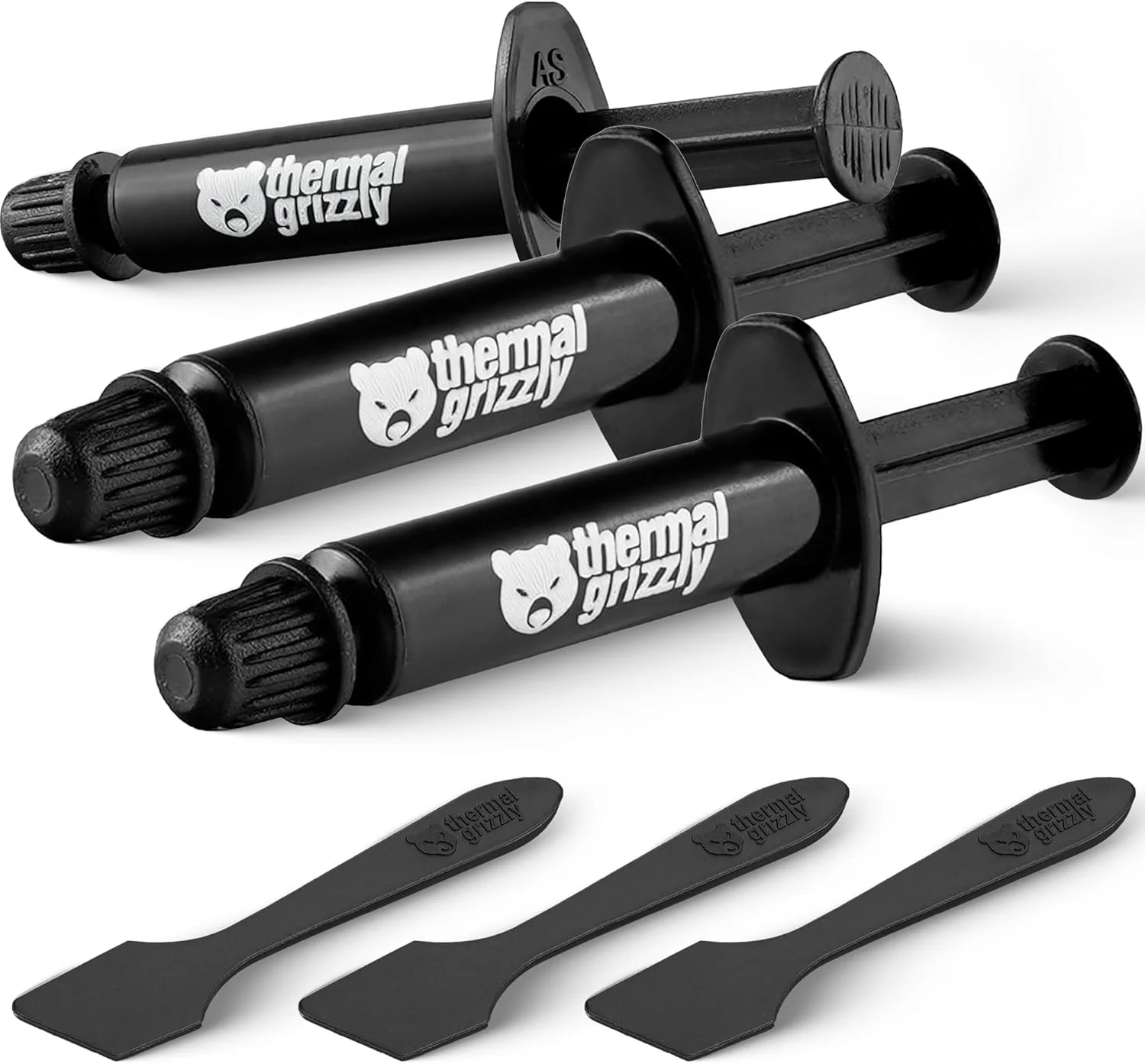 خمیر حرارتی Thermal Grizzly Kryonaut - بسته 3 عددی، خمیر حرارتی با عملکرد بالا برای خنک کردن تمام پردازنده ها، کارت های گرافیک و هیت سینک ها - ترکیب حرارتی برای کامپیوترها و کنسول ها