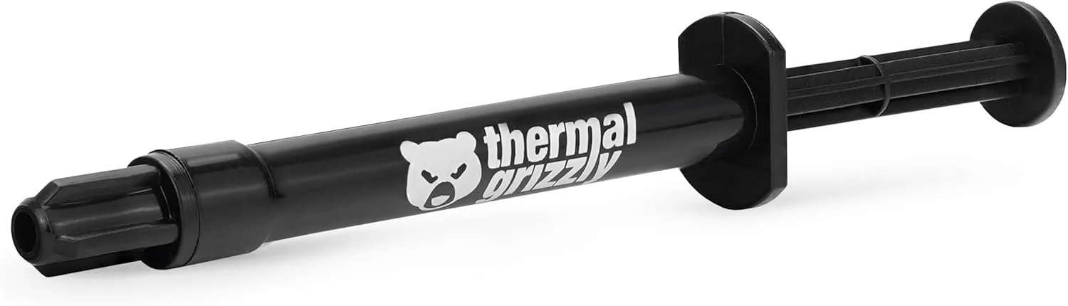 خمیر حرارتی Thermal Grizzly Kryonaut Extreme - 2 گرم - خمیر حرارتی با عملکرد بسیار بالا به همراه 12 دستمال تمیز کننده (6 عدد مرطوب و 6 عدد خشک) - برای حداکثر رسانایی حرارتی در هنگام استفاده از CPU/GPU/PS4/PS5/Xbox