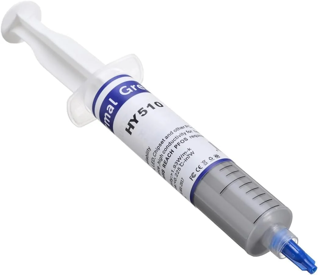 خمیر حرارتی STS، سرنگ بزرگ 30 گرمی، خمیر سیلیکونی رسانای حرارتی، خنک کننده، مناسب برای PC/CPU/GPU/LED/VGA (خاکستری)