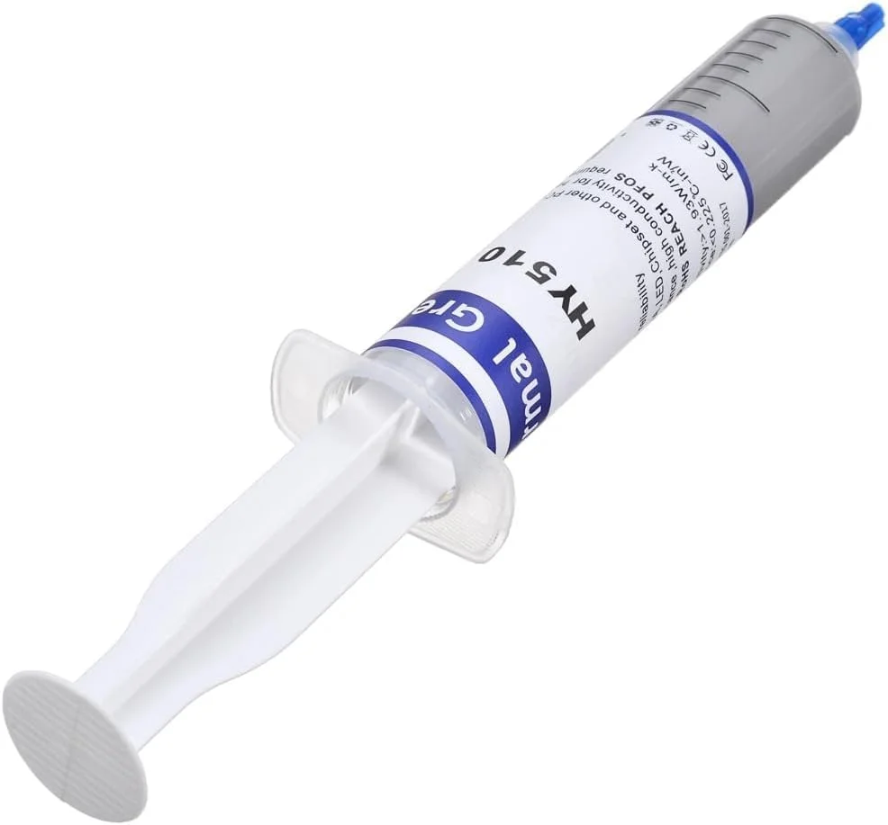 خمیر حرارتی STS، قابل استفاده مجدد (30 گرم) سرنگ بزرگ، خمیر سیلیکونی رسانای حرارتی، خنک کننده، مناسب برای PC/CPU/GPU/LED/VGA (خاکستری) (5 عدد ~ خاکستری) خمیر حرارتی STS، قابل استفاده مجدد (30 گرم) سرنگ بزرگ، خمیر سیلیکونی رسانای حرارتی، خنک کننده، مناسب برای PC/CPU/GPU/LED/VGA (خاکستری) (5 عدد ~ خاکستری)