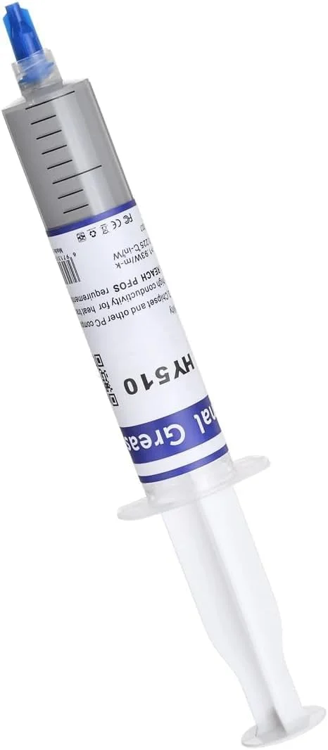 خمیر حرارتی STS، قابل استفاده مجدد (30 گرم) سرنگ بزرگ، خمیر سیلیکونی رسانای حرارتی، خنک کننده، مناسب برای PC/CPU/GPU/LED/VGA (خاکستری) (5 عدد ~ خاکستری) خمیر حرارتی STS، قابل استفاده مجدد (30 گرم) سرنگ بزرگ، خمیر سیلیکونی رسانای حرارتی، خنک کننده، مناسب برای PC/CPU/GPU/LED/VGA (خاکستری) (5 عدد ~ خاکستری)