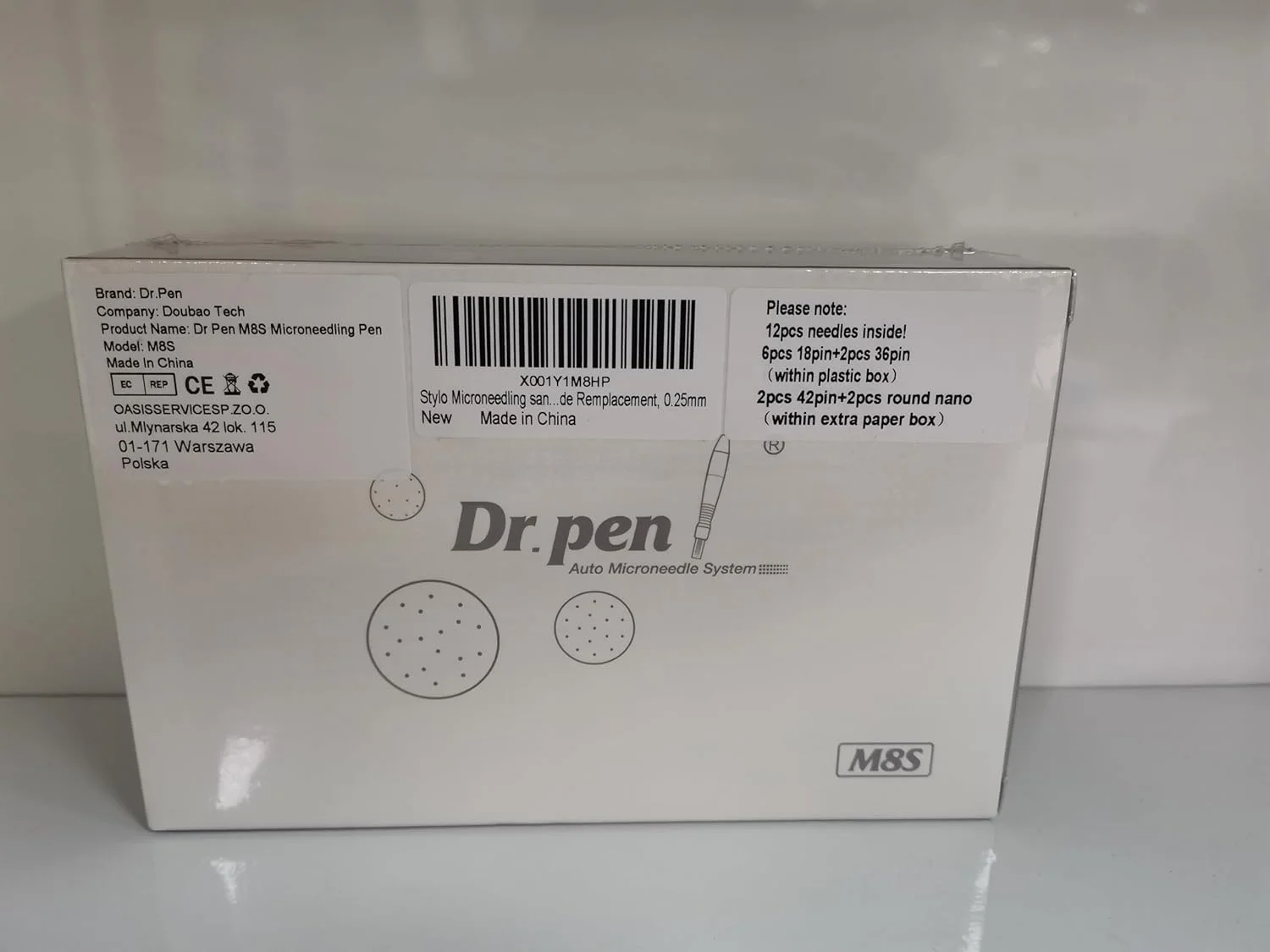 قلم میکرونیدلینگ Dr. Pen Ultima M8S: قلم میکرونیدلینگ بی سیم - 12 کارتریج جایگزین قلم میکرونیدلینگ Dr. Pen Ultima M8S: قلم میکرونیدلینگ بی سیم - 12 کارتریج جایگزین