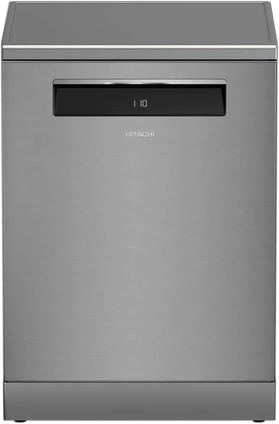 ماشین ظرفشویی ایستاده هیتاچی، 15 نفره، 8 برنامه، شستشوی قوی، مراقبت از ظروف شیشه ای، موتور اینورتر - شستشوی توربو، شستشوی ملایم در دمای 40 درجه سانتیگراد، ماشین ظرفشویی بی صدا، ایمنی سرریز، استیل ضد زنگ، HDF-F158CVX
