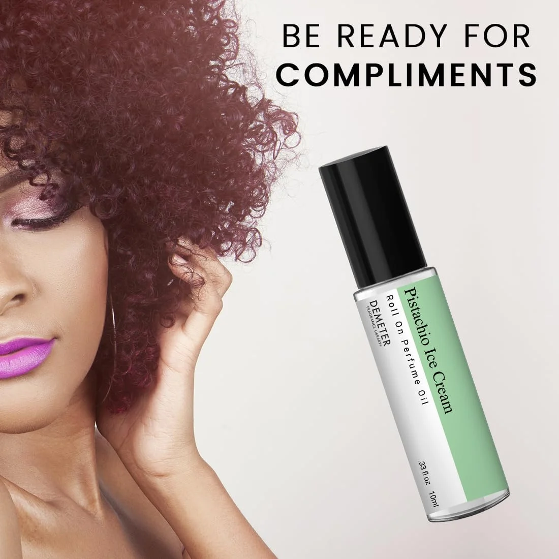 عطر روغنی رولی با رایحه بستنی پسته دیمتر 8.8 میلی لیتر