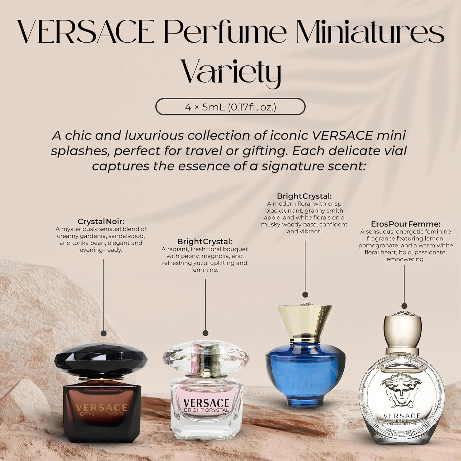 مجموعه مینیاتوری 4 عددی زنانه ورساچه