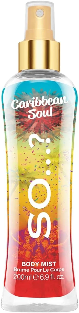 اسپری بدن زنانه So…? Summer Escapes Caribbean Soul – اسپری خوشبو کننده جذاب و با طراوت برای درخشش تابستانی، 200 میلی لیتر