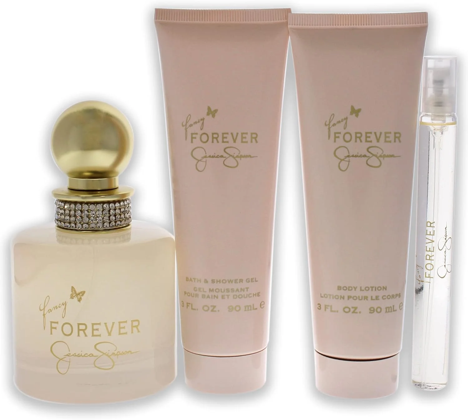 مجموعه هدیه 4 تکه عطر زنانه جسیکا سیمپسون Fancy Forever