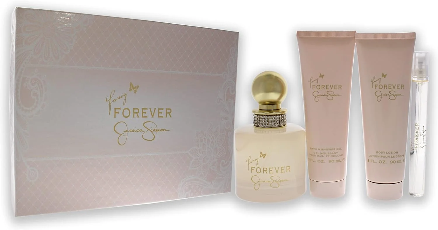 مجموعه هدیه 4 تکه عطر زنانه جسیکا سیمپسون Fancy Forever